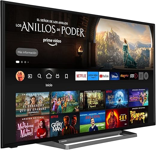 Toshiba Smart Fire TV 43" Ultra HD 43UF3D63DA, TV 4K...