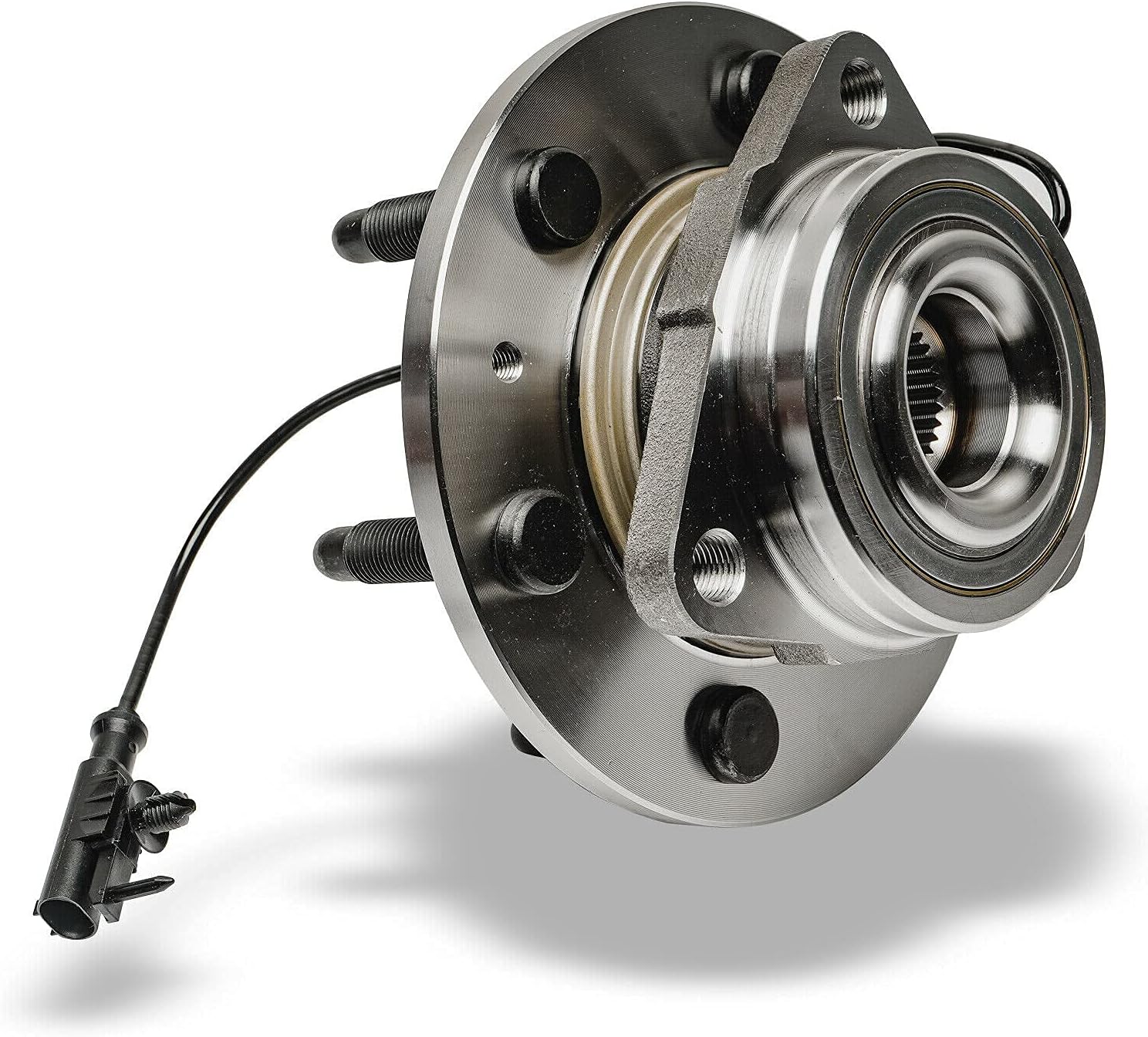 Detroit Axle - 4WD Front Wheel Hub Bearing Assembly Replacement for Silverado Suburban Sierra Yukon XL 1500 Tahoe Escalade