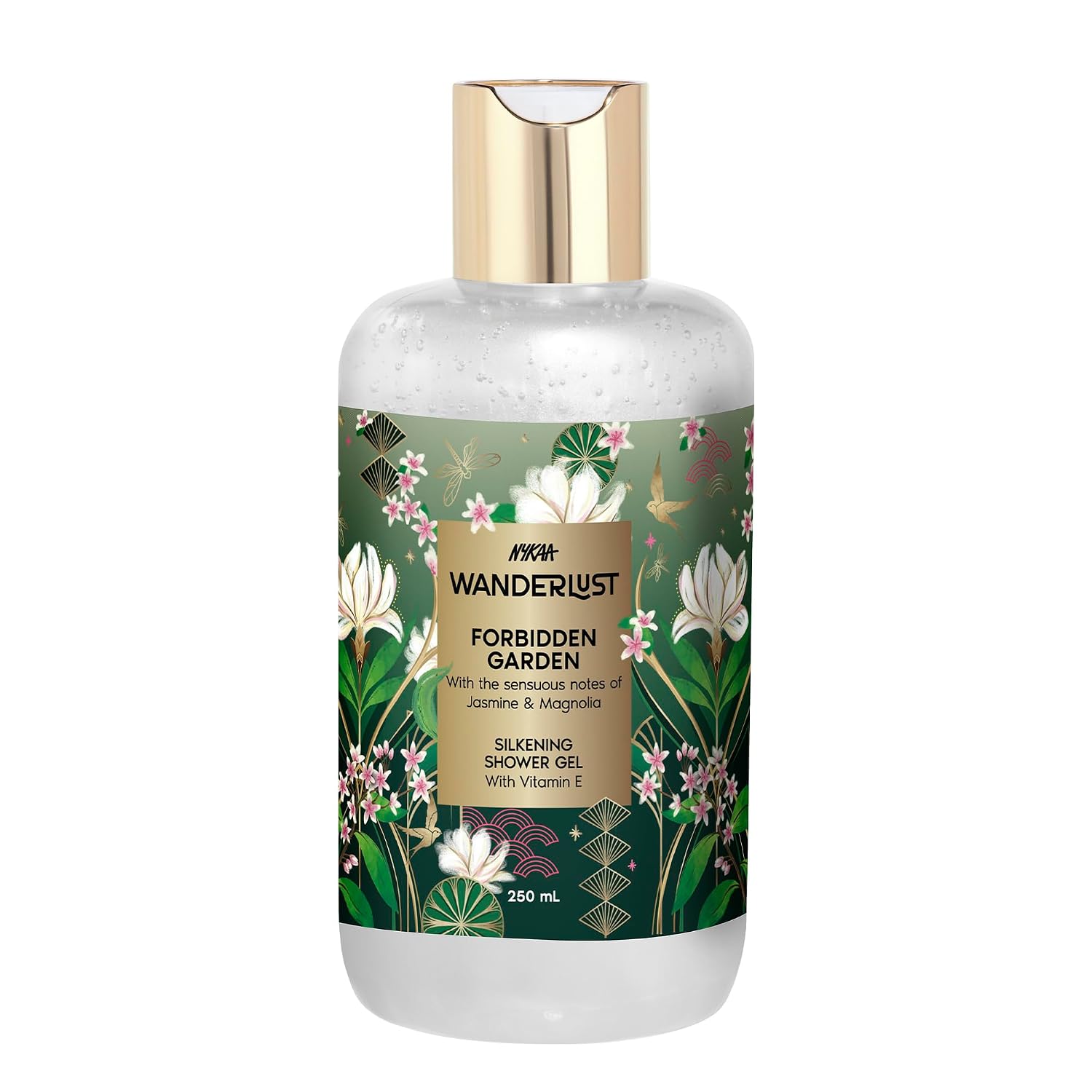 Nykaa Wanderlust Forbidden Garden Body Wash for Women | Hydrating & Barrier Repair with Vitamin E & Glycerine | Gentle Cle...