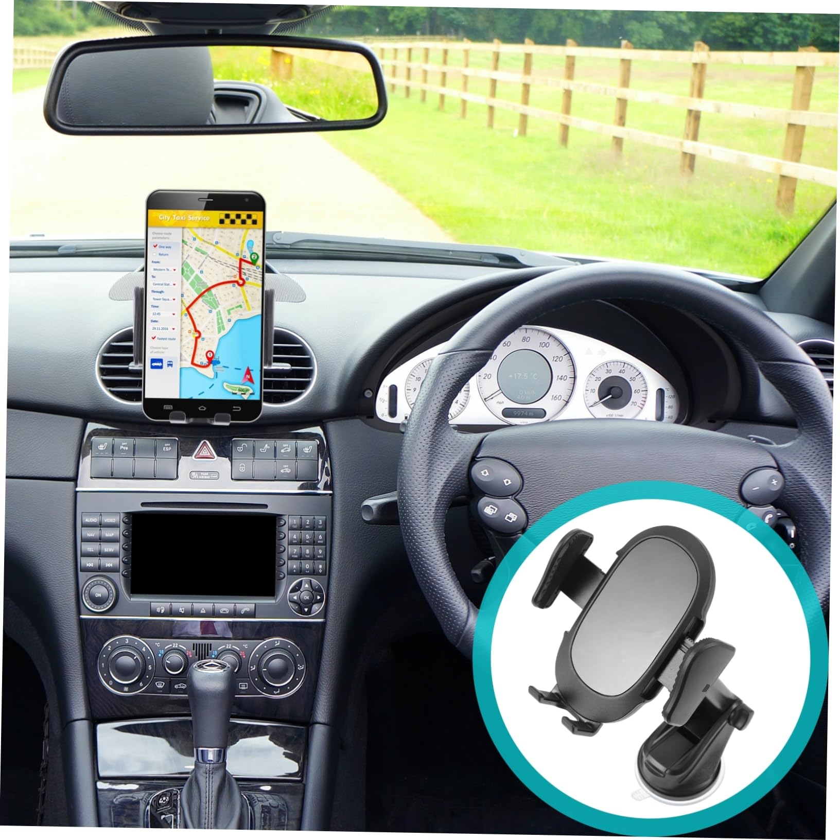 Gatuida 1pezzi Supporto Per Telefono Auto Ventosa Di Supporto Per Telefono Auto Resistente e Stabile