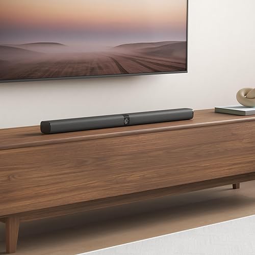Assistrust Barra de sonido, barras de sonido de 50 W para TV, barra de sonido Bluetooth 5.0, barra de sonido inalámbrica e inalámbrica, conexión