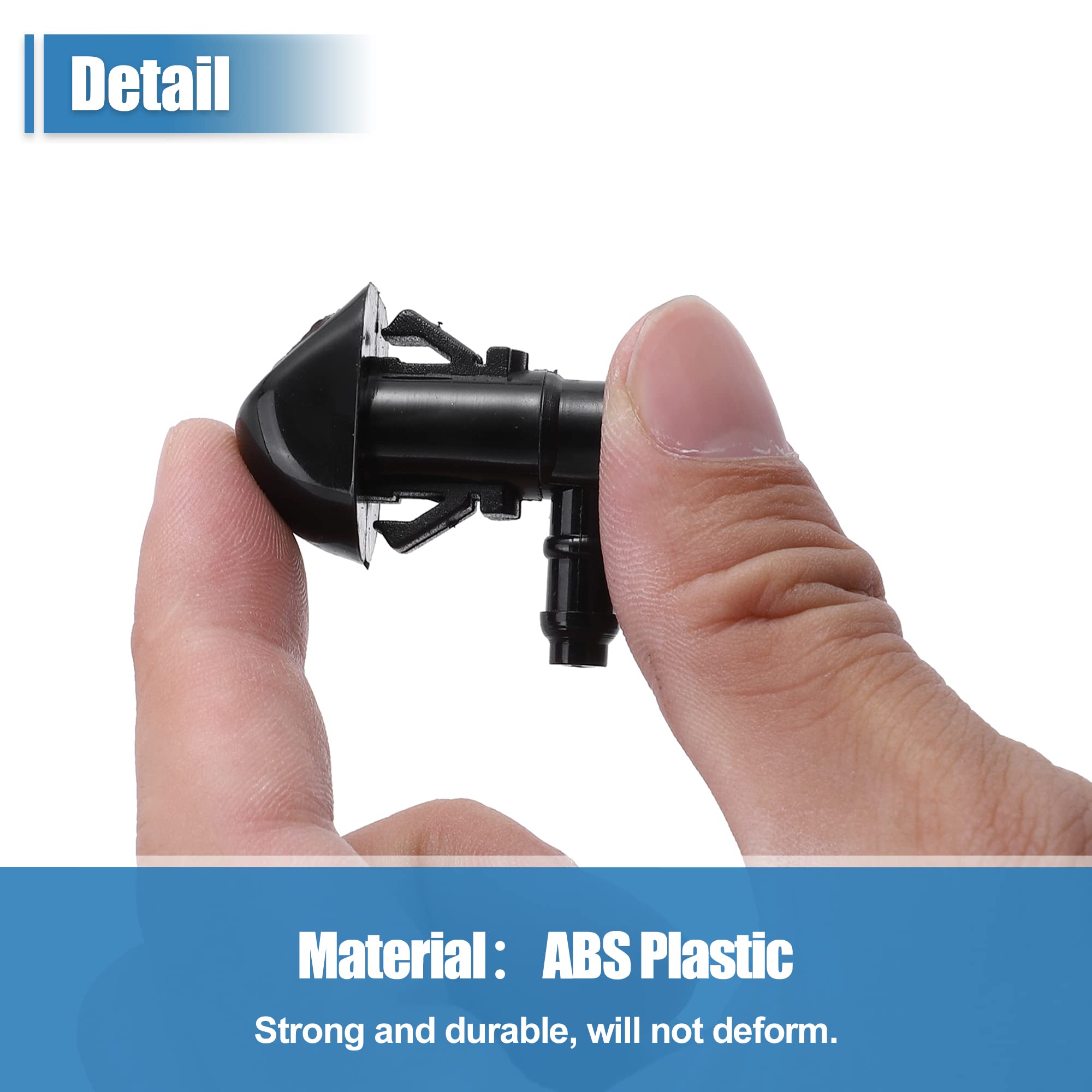 Amazon.com: X AUTOHAUX 2 Pcs Front Windshield Washer Nozzles for