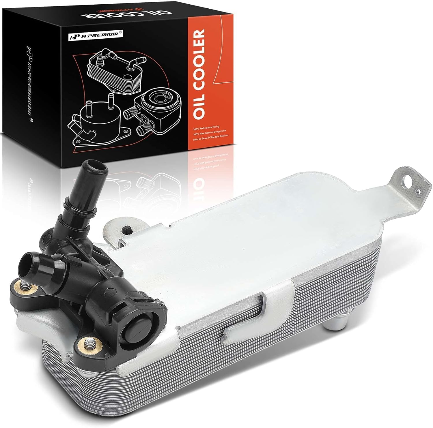 A-Premium Transmission Oil Cooler Compatible with BMW 320i, 320i xDrive, 328i, 328i GT xDrive, 328i xDrive, 335i, 335i GT xDrive, 335i xDrive, 428i, 428i Gran Coupe, 428i xDrive Gran Coupe, 435i