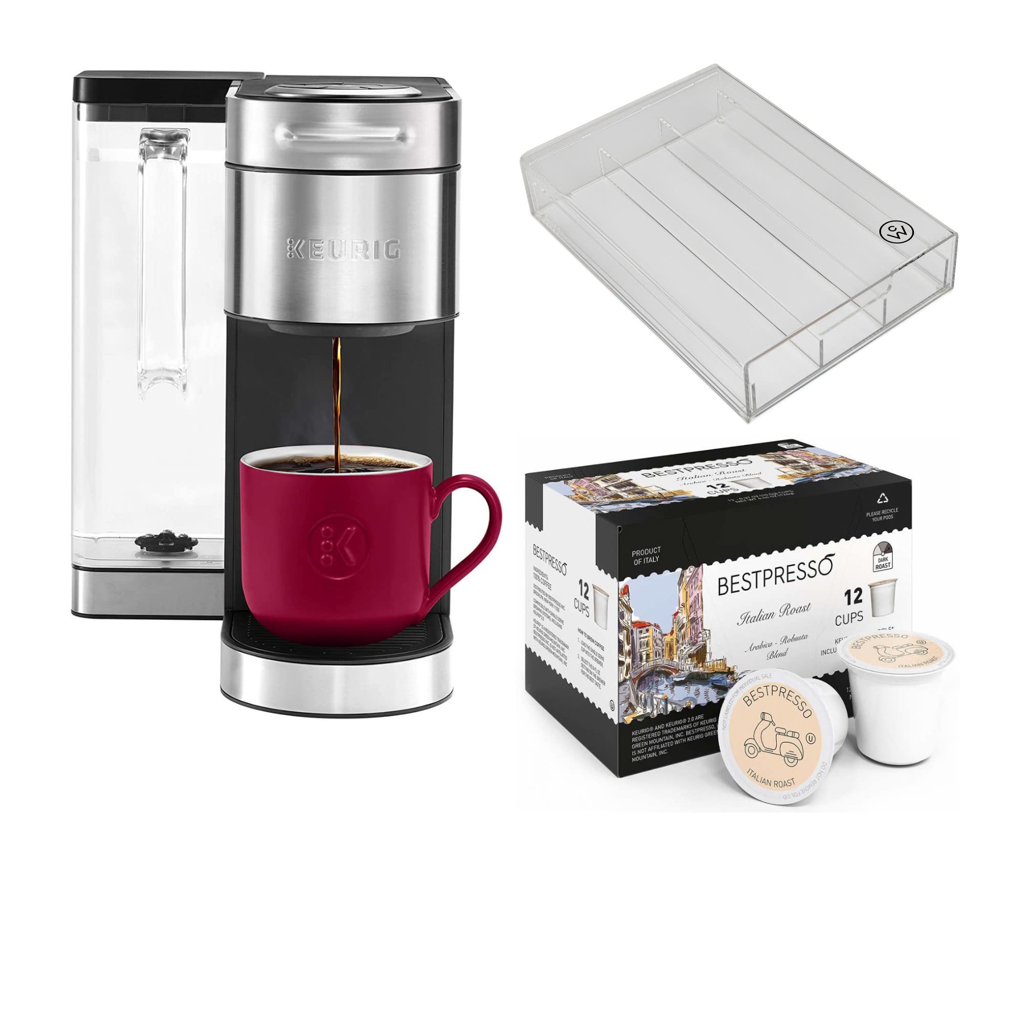 Stainless Steel K Supreme Single Serve Keurig K-Supreme Plus