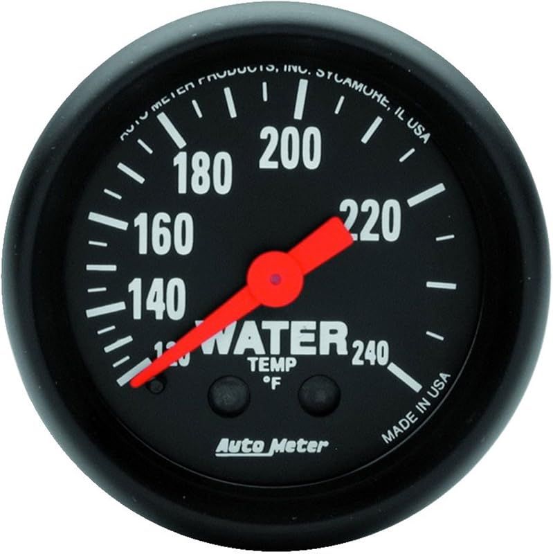 Manômetro mecânico de temperatura da água AUTO METER 2607 Z-Series 2 1/16" – 1 unidade