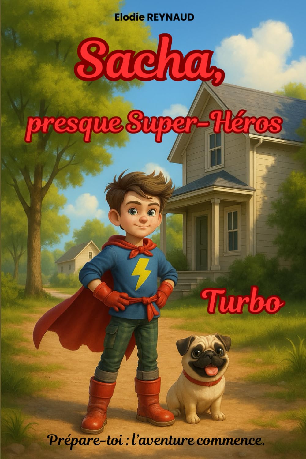 Sacha, presque super-héros: Les aventures hilarantes de Sacha et Turbo pour devenir des super-héros et aider tous les enfants à apprivoiser leurs peurs