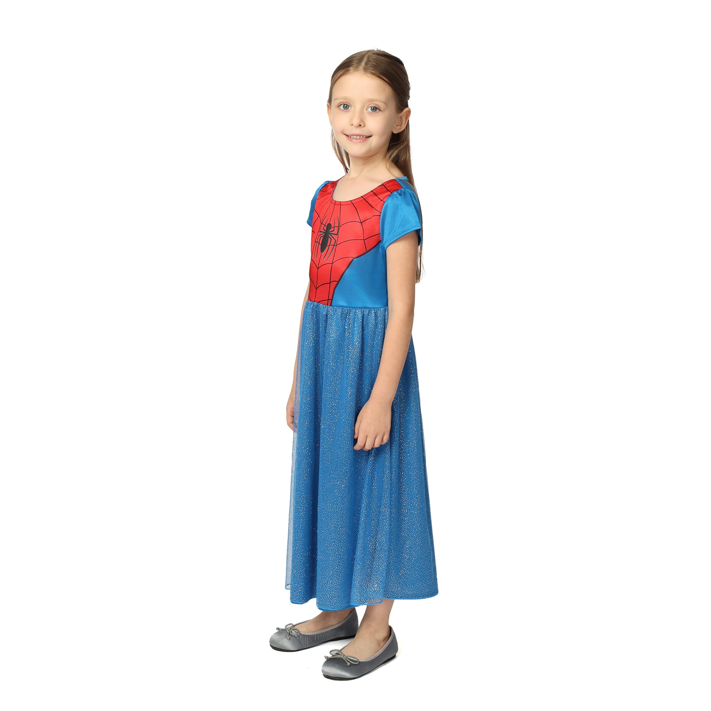 Disney - Camisón de Noche para niña, fantasía, Vestido de araña, 8, Vestido de araña, 8