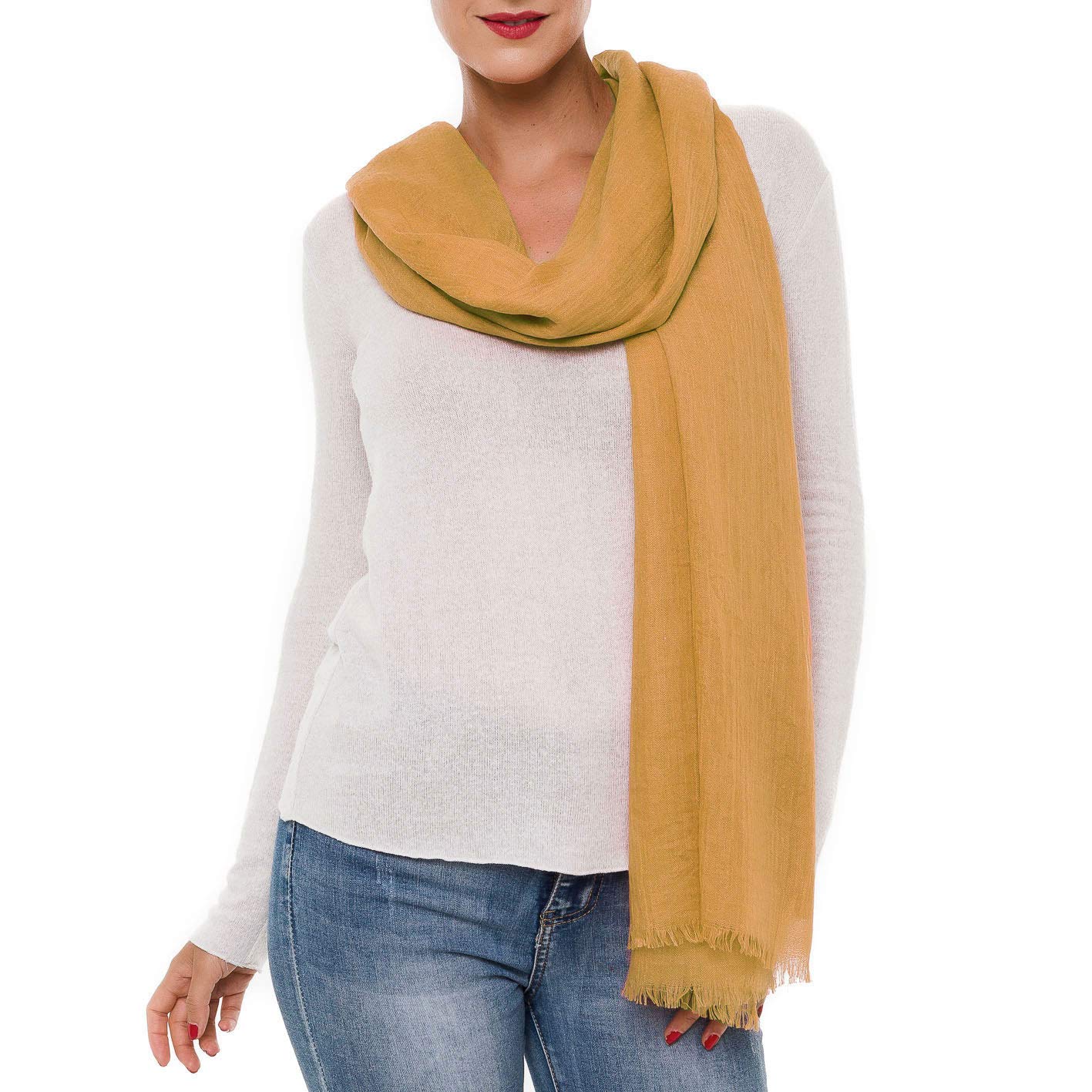 Scarfs for Women Fashion Lightweight Solid Colors Wrap Shawl for Fall Winter