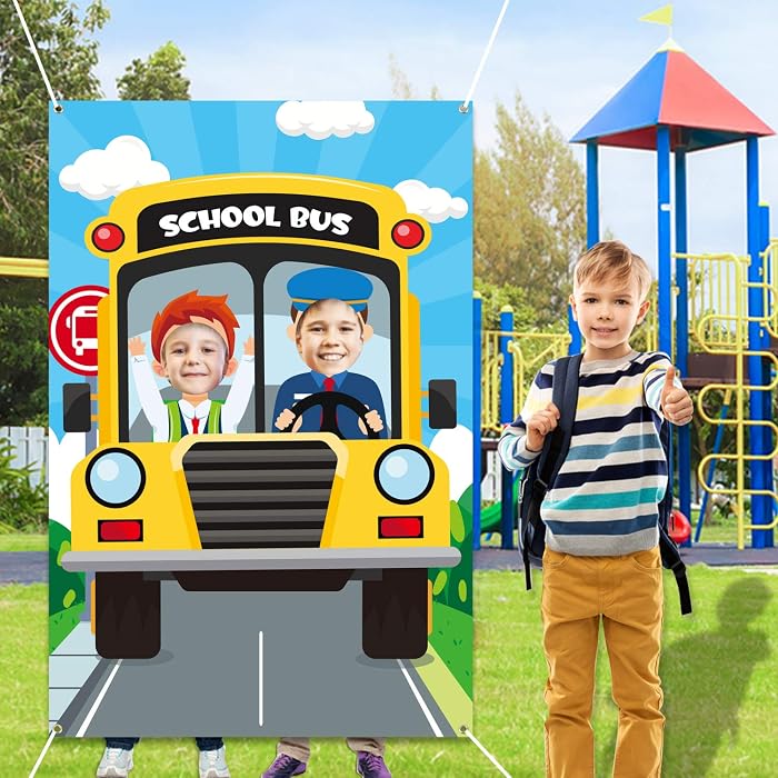 Buy WATINC Back to School Photo Booth Props Frame, Kindergarten ...