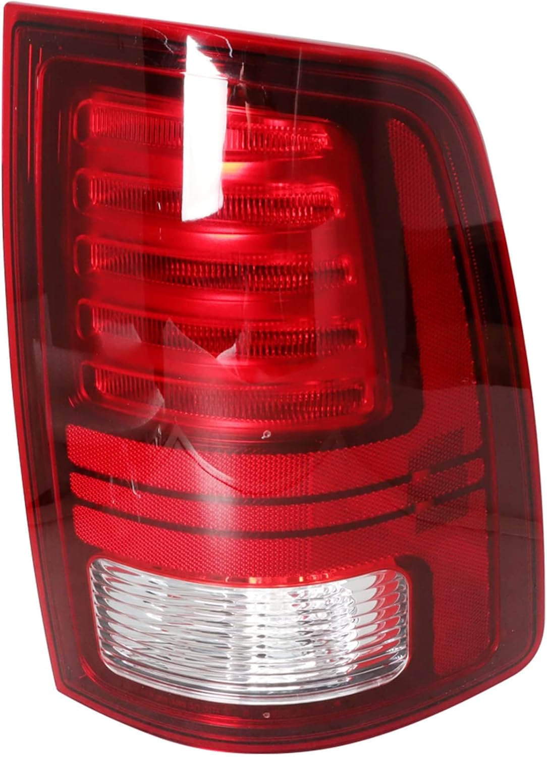 Silscvtt Rear Brake Tail Light Assembly Replacement for Ram 2013-2016 Black Interior Passenger Side Tail Lamp CH2801202 68093080AC