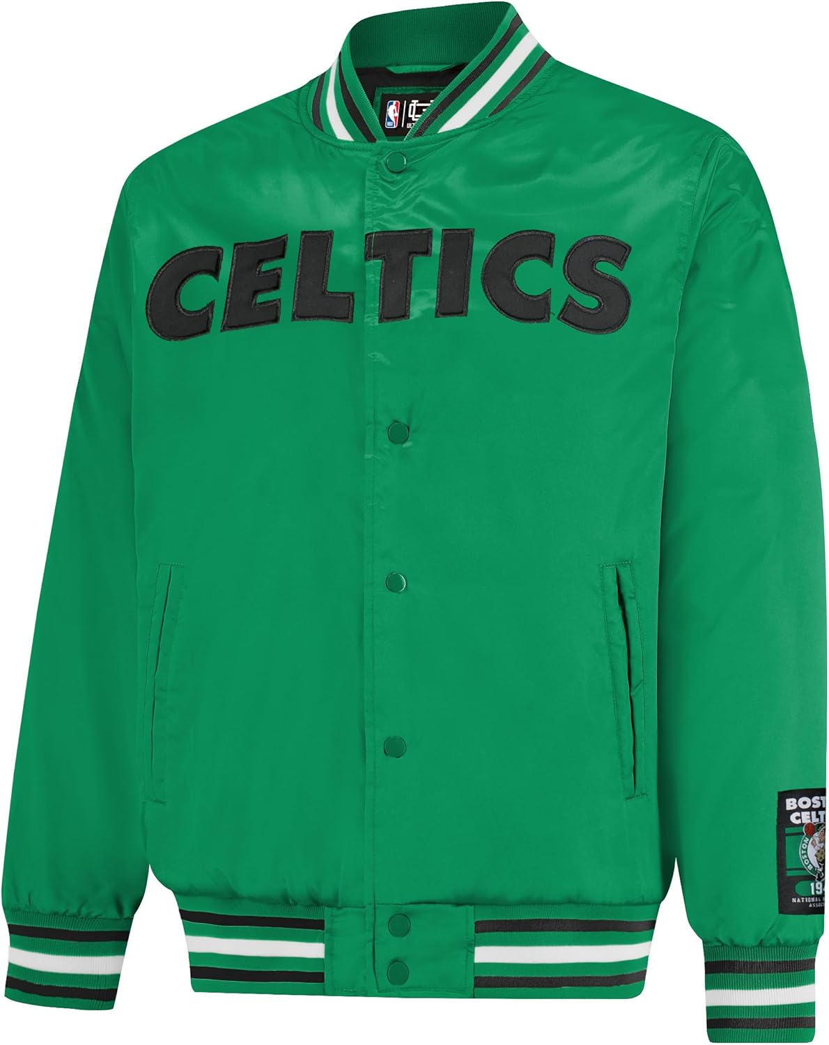 Ultra Game Mens NBA Official Smashing Records Satin Jacket