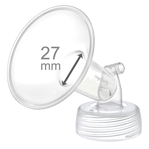 Miniatura 26 de 1 bomba Maymom de dos piezas de cuello ancho de 0.394 pulgadas para bombas Spectra S1/S2; bridas de boca ancha; no brida Spectra original Una brida