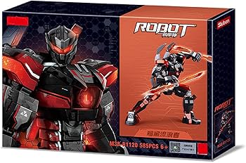 新品　未使用　ヒューマンプレイヤー　 赤　黒　セット　バンダイ Amazon.co.jp: ダークメカロボット組み立てキット クールなロボット