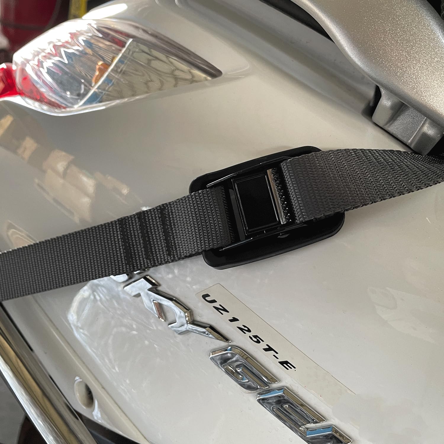 MAGARROW Lashing Straps with Cam Buckle Black (Grey (4-Pack), 4 Feet)