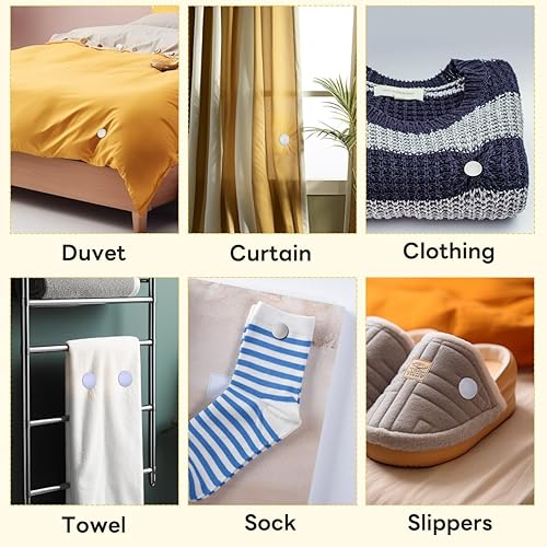 Miniatura 7 de ALXBSONE Pinzas para funda de edredón, 16 clips de edredón de doble cara, sujetadores de fijación que no dejan marcas para edredón, cojines,