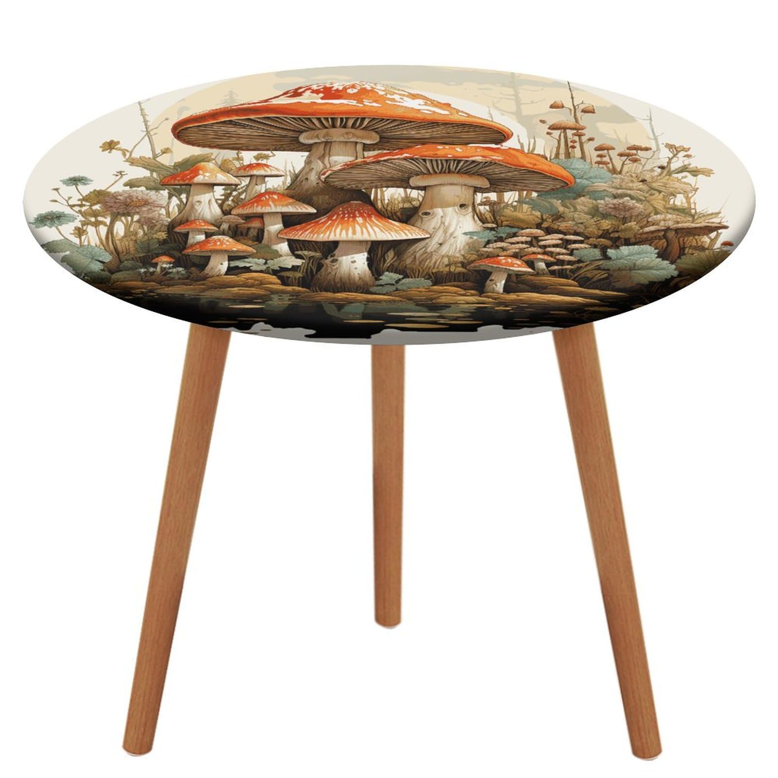 Nappe ronde ajustée élastique imperméable contre vent et taches