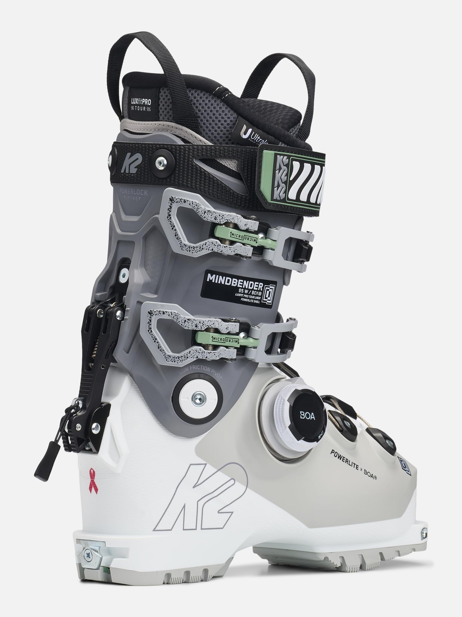 K2 - Scarpe Da Sci Mindbender 95 Boa W Bianco Donna - Donna - Dimensione 90 - Bianco