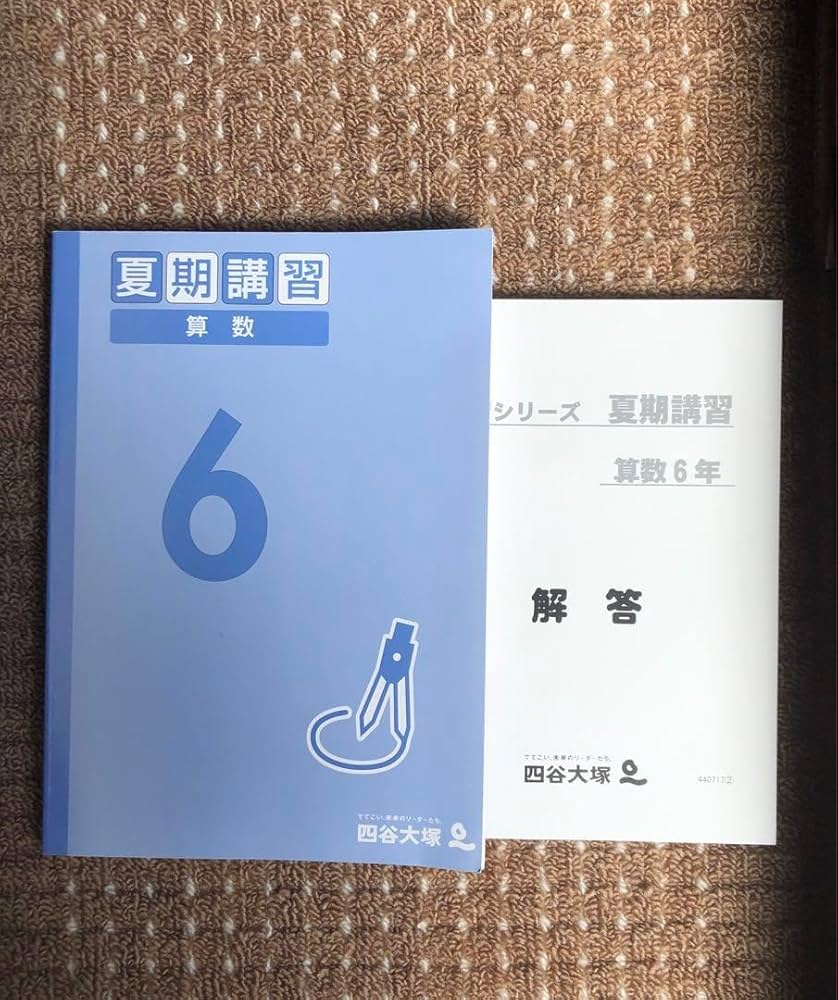 四谷大塚 6年予習シリーズ夏期講習/国算理社/2021年度版　状態おおむね良 四谷大塚 予習シリーズ 春期・夏期講習 6年 国•算•理セット