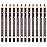 Go Ho 12 PCS Brown Eyebrow Eyeliner Pencils,Sweatproof Eyebrow Pencil,Long-lasting Nice Color Eye Brow Gel Pen Makeup Brow Tint SticksMedium Brown