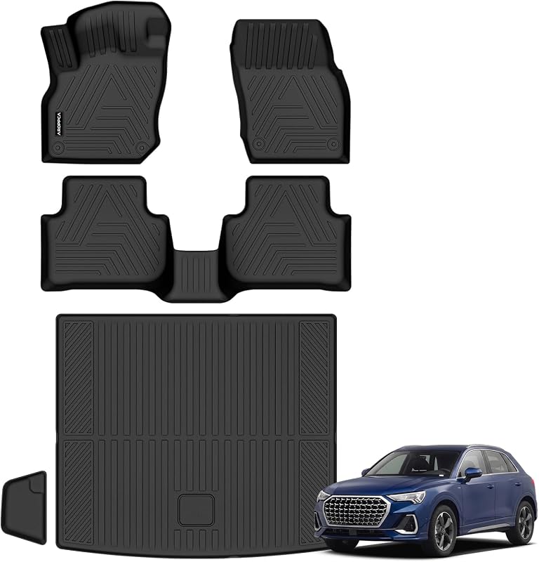Jogo de Tapetes Automotivos e Tapete de Porta-Malas em TPE para Audi Q3 2026 Aroppca