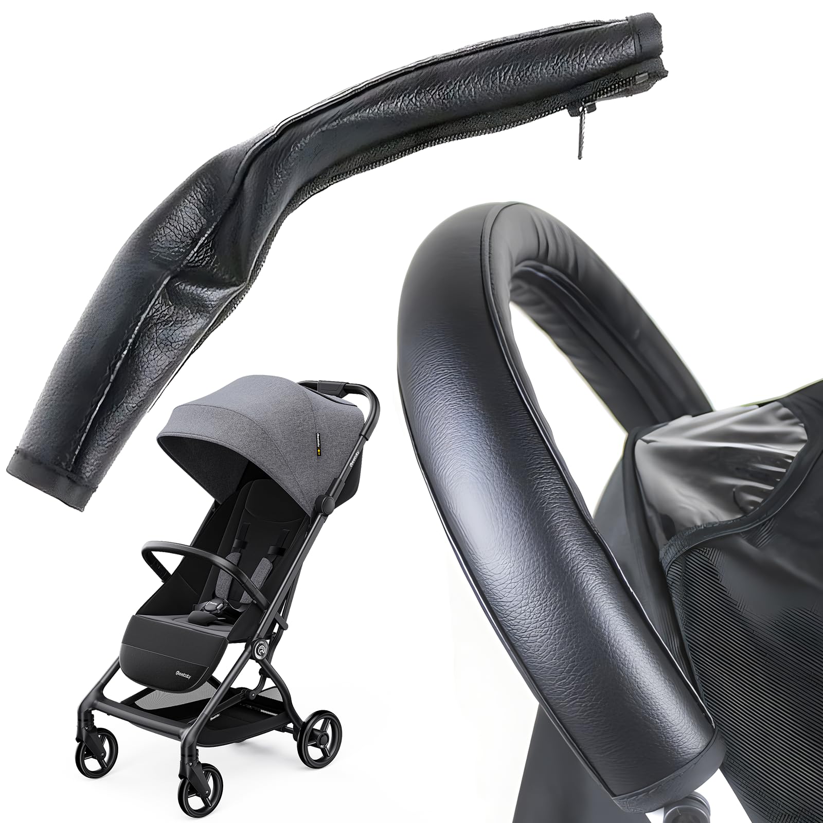 Couverture Protection Pour Poignée Poussette, Bébé Poussette Poignée Barre Couverture