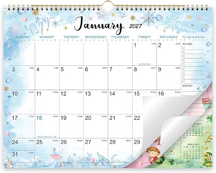 2027 Wall Calendar - 2027 Calendar 12 Month, 15 x 11.5, Jan.2027-Dec.2027
