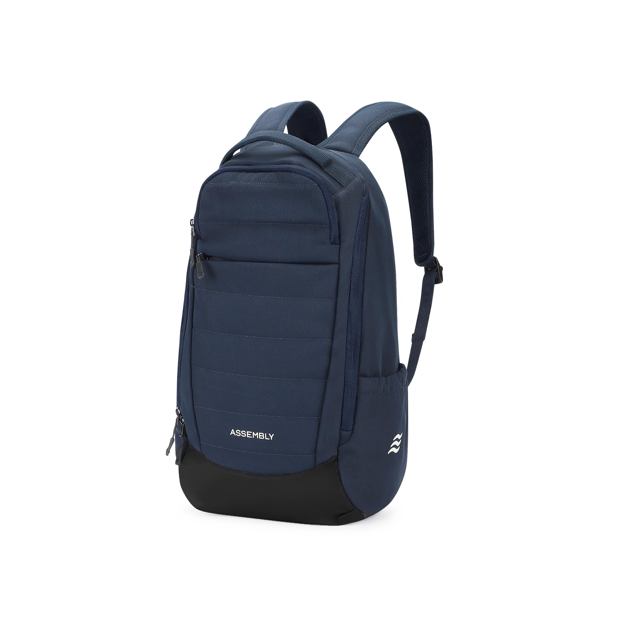 THE ASSEMBLY Float Travel Backpack For Men & Women - 25 Liters | Water-Resistant Premium Polyester Backpack With Padded Laptop Compartment (Fits Upto 15.6 Inches) (B0CYT8VG6R) Amazon Price History, Amazon Price Tracker