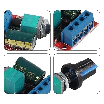 15pcs 5A Motor Speed Controller Module Mini DC Motor PWM Speed Controller Switch Control Controller Switch LED Dimmer 3V 6V 12V 24V 35V Max 90W