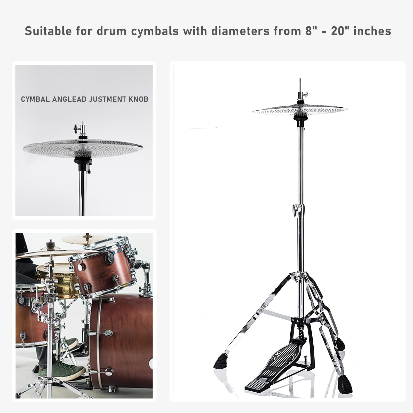 Supporto per charleston, supporto per Hi-Hat, Hi hat stand (V-CC-ST09)