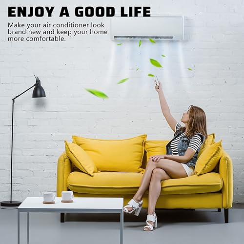 Miniatura 8 de Cepillo de limpieza de aletas de condensador de aire acondicionado, peine de aleta de condensador y cepillo de limpieza de bobina de refrigerador,