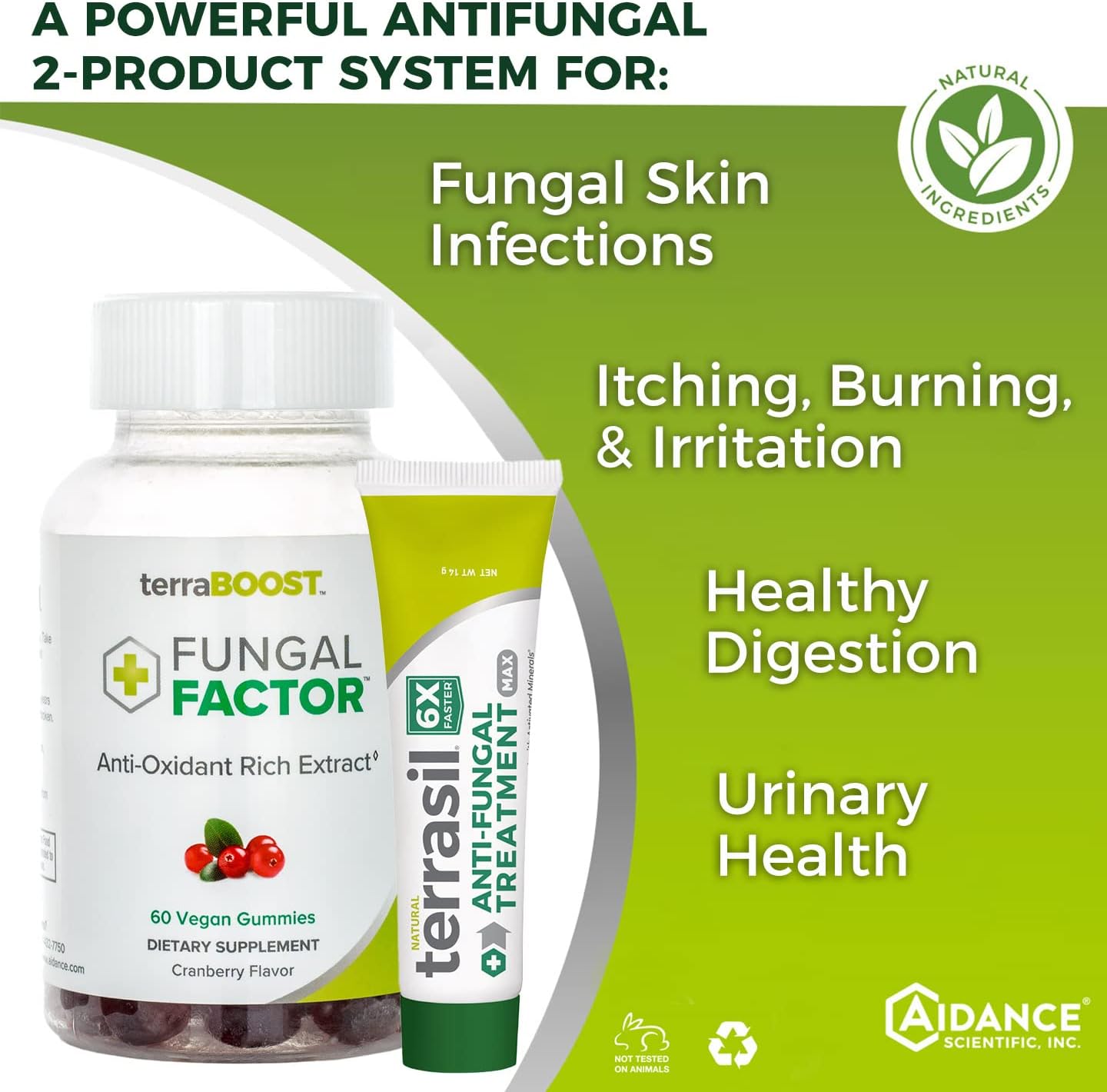 Buy Terrasil Antifungal Cream & terraBOOST Fungal Factor Gummies