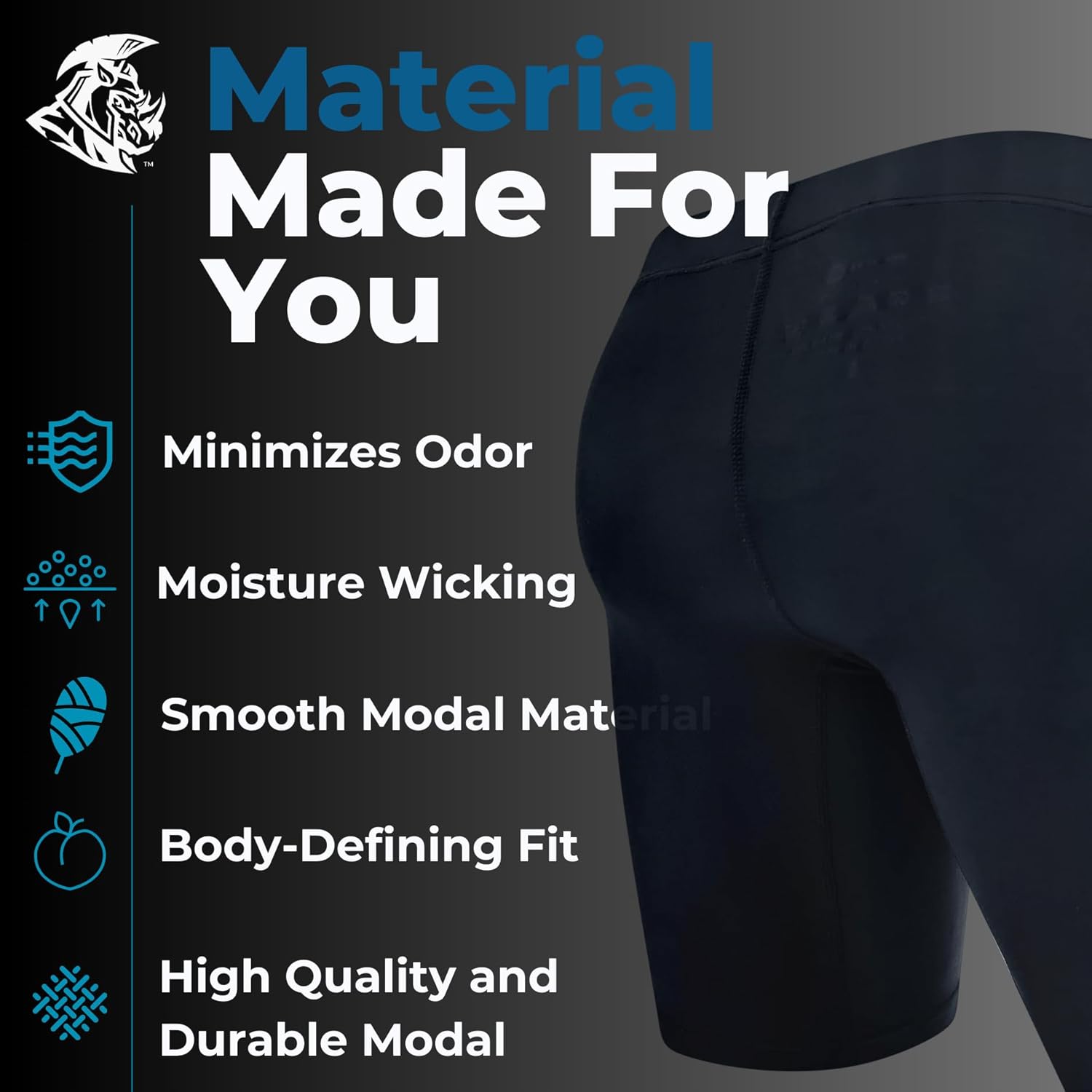 Real Men Athletic Underwear with ABCD Pouch - 1, 3 or 4 Pack with 6, 7 and 9 inch Inseam Nylon Boxer Briefs - XS to 5XL - Image 5