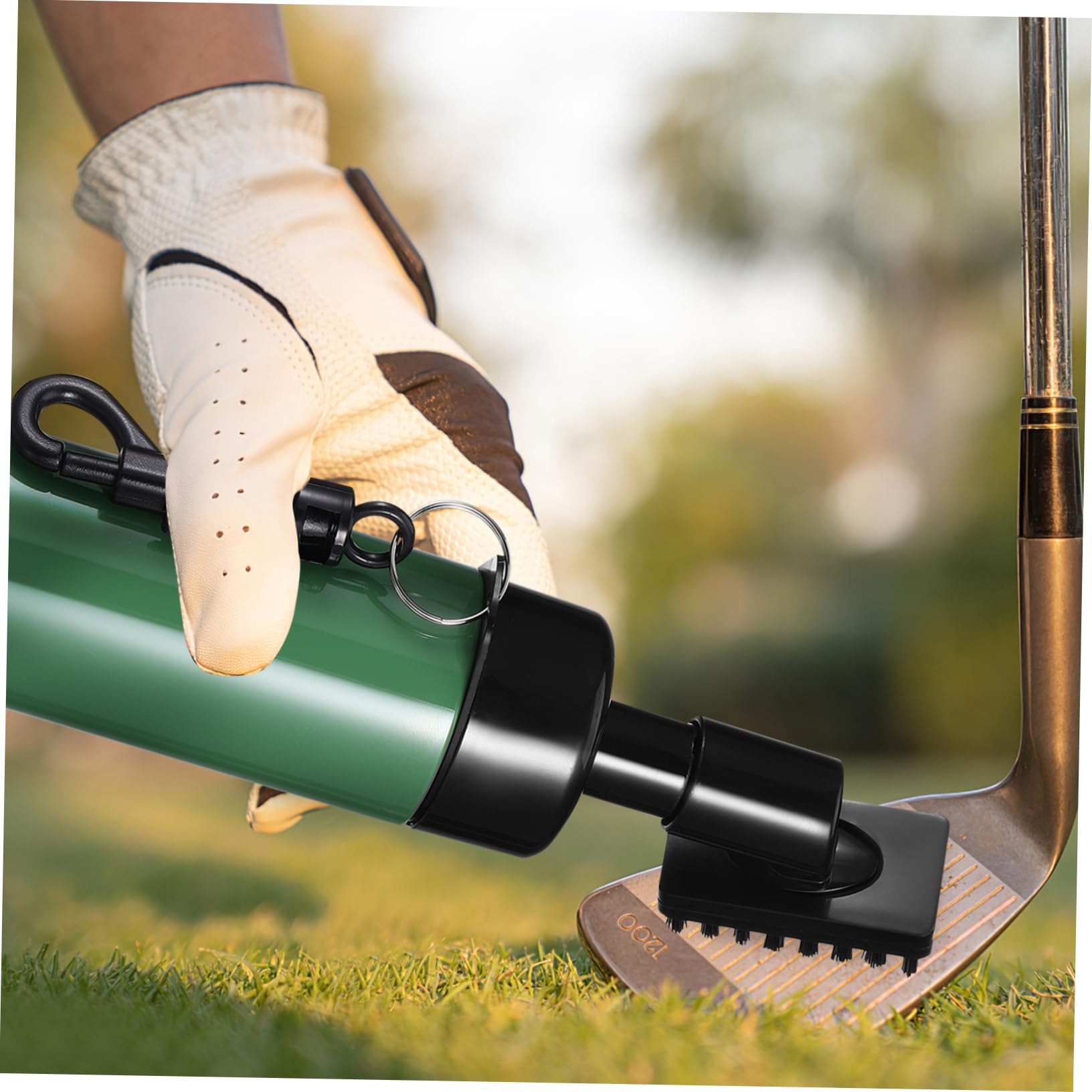 Happyyami Zestaw Do Czyszczenia Pól Golfowych - 2 W 1 Szczotka I Spryskiwacz - Golf Groove & Cleaner - Lekki I Przenośny - Materiał