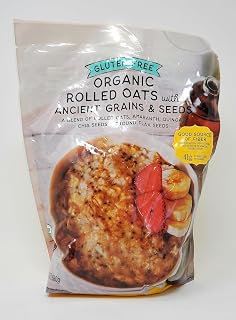Trader Joe's Gluten Free Organic Rolled Oats with Ancient Grains & Seeds 24 oz/680g (Pack of 1)