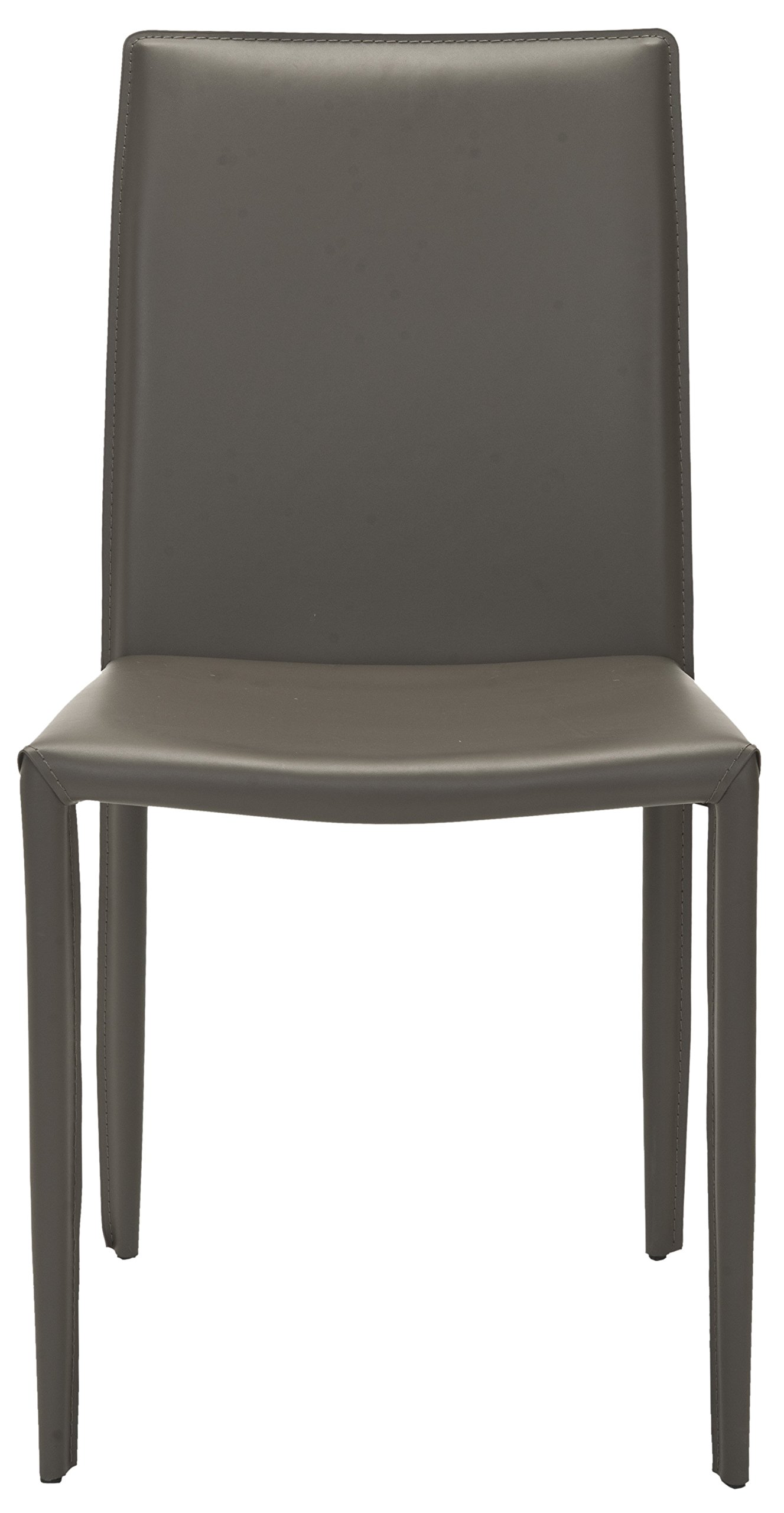 Safavieh Brody Accent krzesło, metal, antracyt, zestaw 2 szt