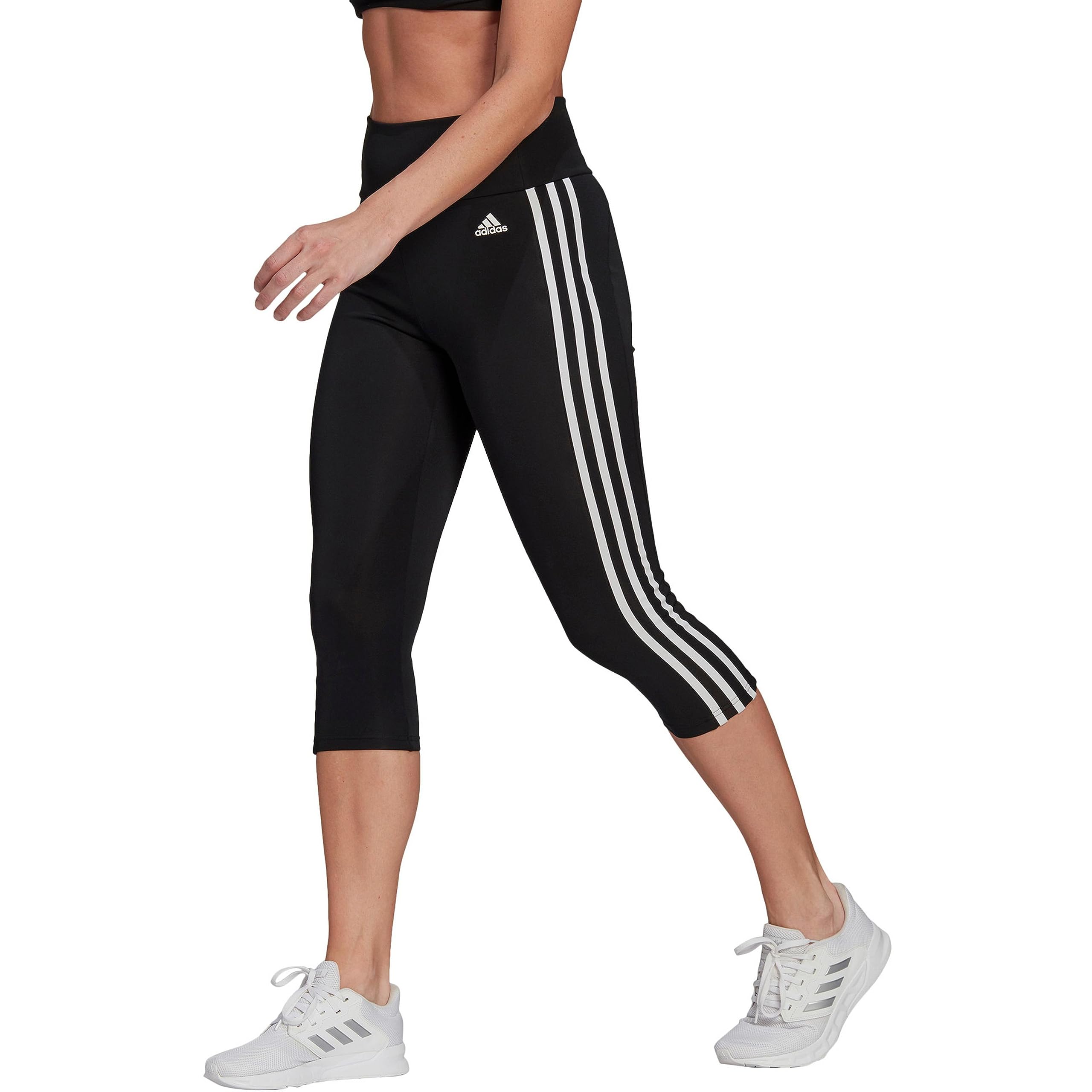 adidasWomen's Designed to Move High-Rise 3-Stripes 3/4 Sport Leggings TIGHTS