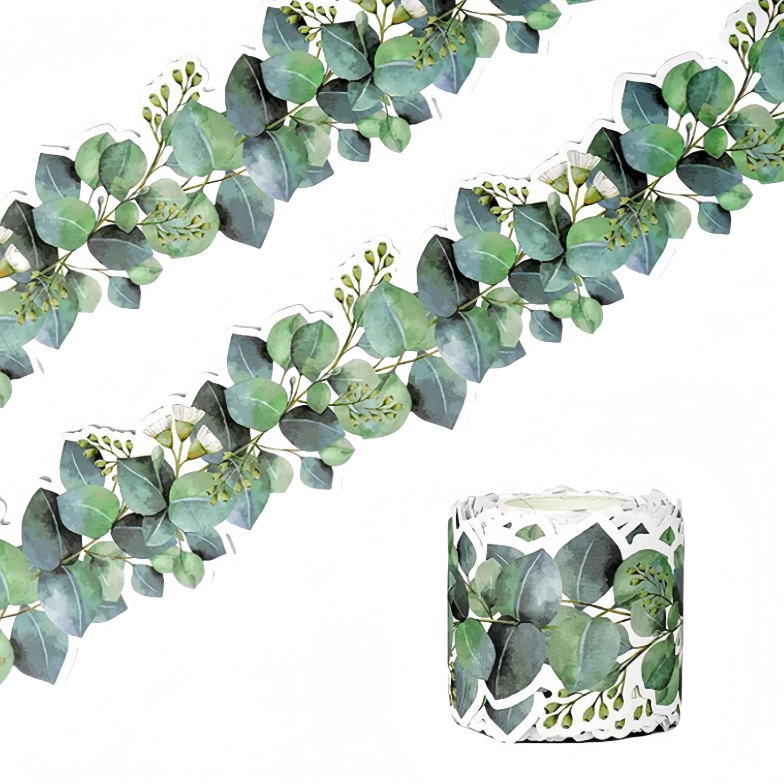 Mubuni Leaf Decorative Border Trim for Classroom Wallsreen Botanical Design