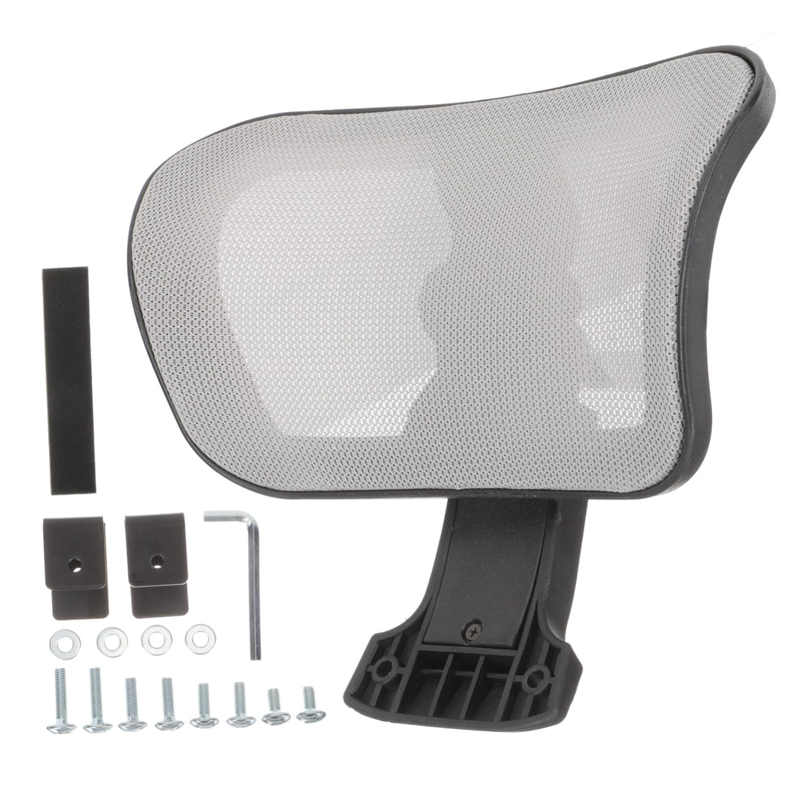 Amosfun Reposacabezas Accesorio Adecuado para Ajustable en Altura Silla de Oficina y Alivio de Dolores de Cuello Cojín Cómodo de Espuma y Malla para Sillón de Escritorio