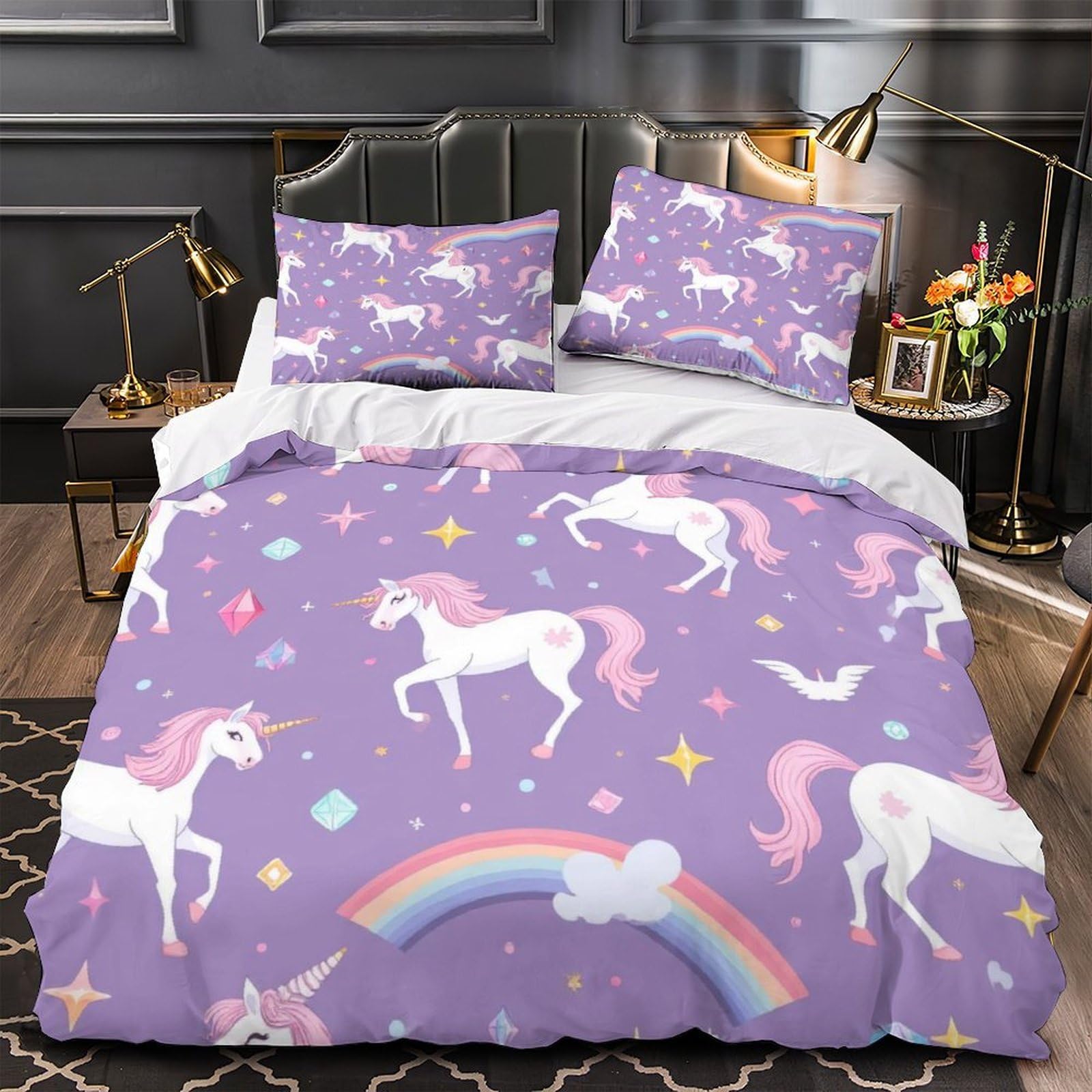 Parure de lit tortue anti-acarien : fini les allergies avec cette housse de couette King