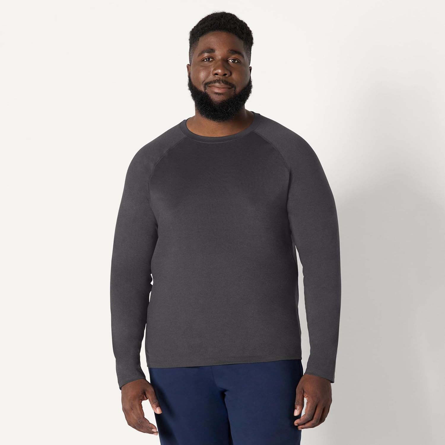 Amazon Essentials Men's Active Quick Dry Tech Stretch Lightweight Long-Sleeve T-Shirt (Available in Big&Tall) - Image 6