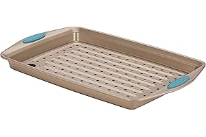 Rachael Ray Cucina Nonstick Bakeware Set with Grips, Nonstick Cookie Sheet /...