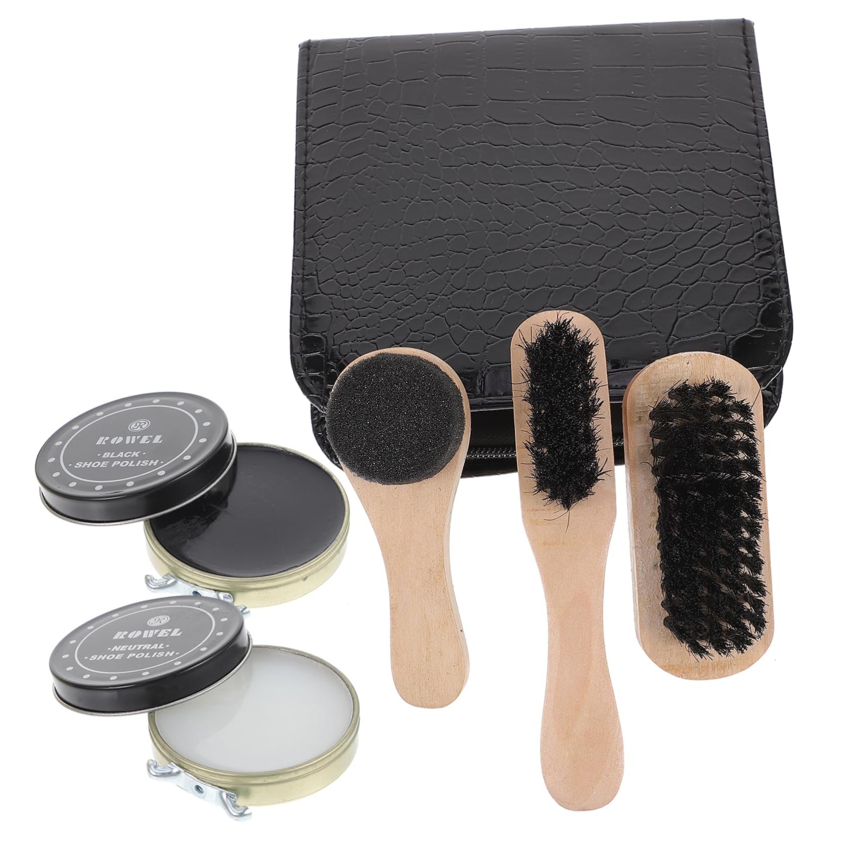 SHERCHPRY 3 Juegos Herramienta Para Pulir Zapatos Cepillo De Limpieza De Zapatos Cepillo Para Pulir Brown