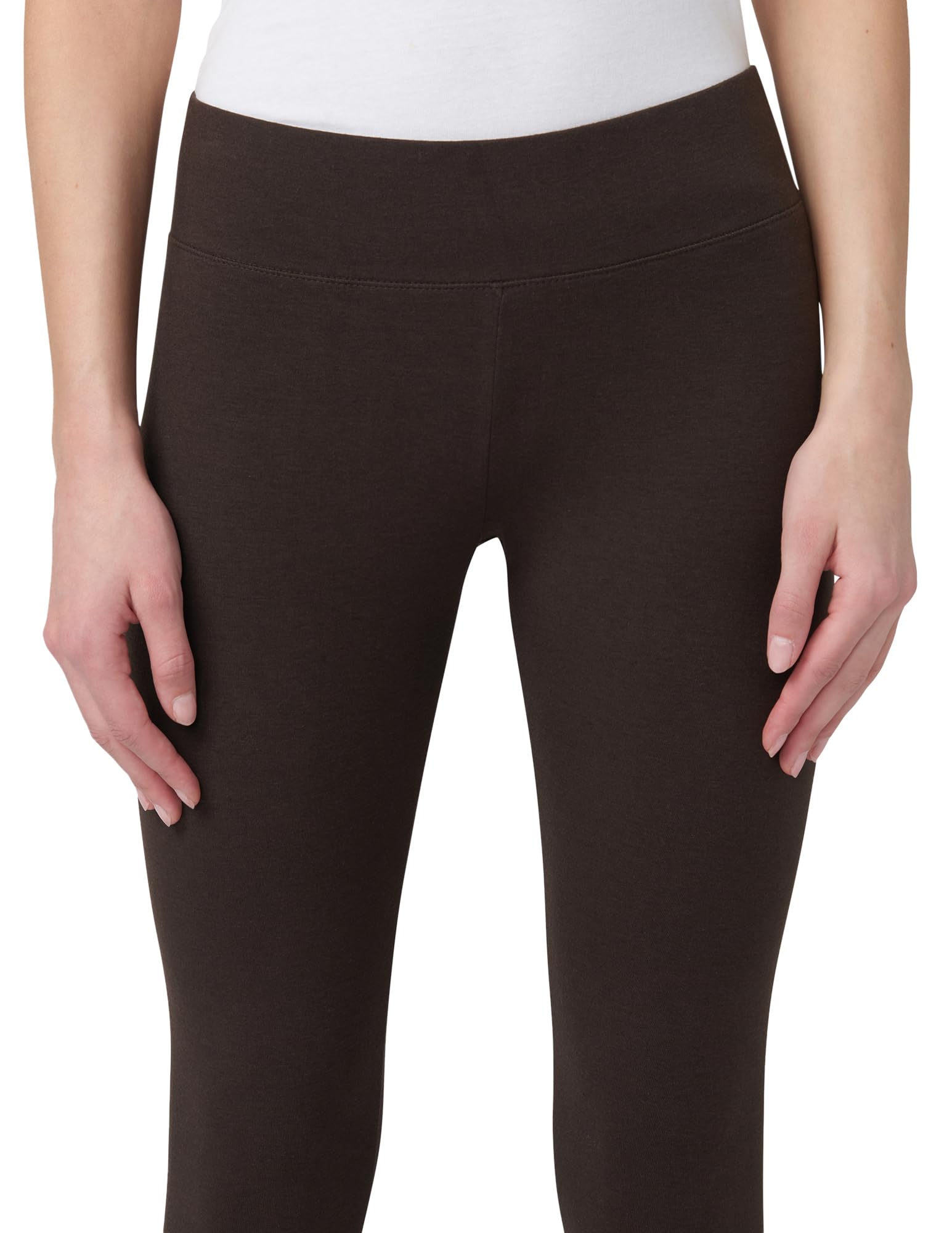 HUE Ultra Leggings With Wide Waistband, Full And Capri Length - Legginsy spodnie Kobiety