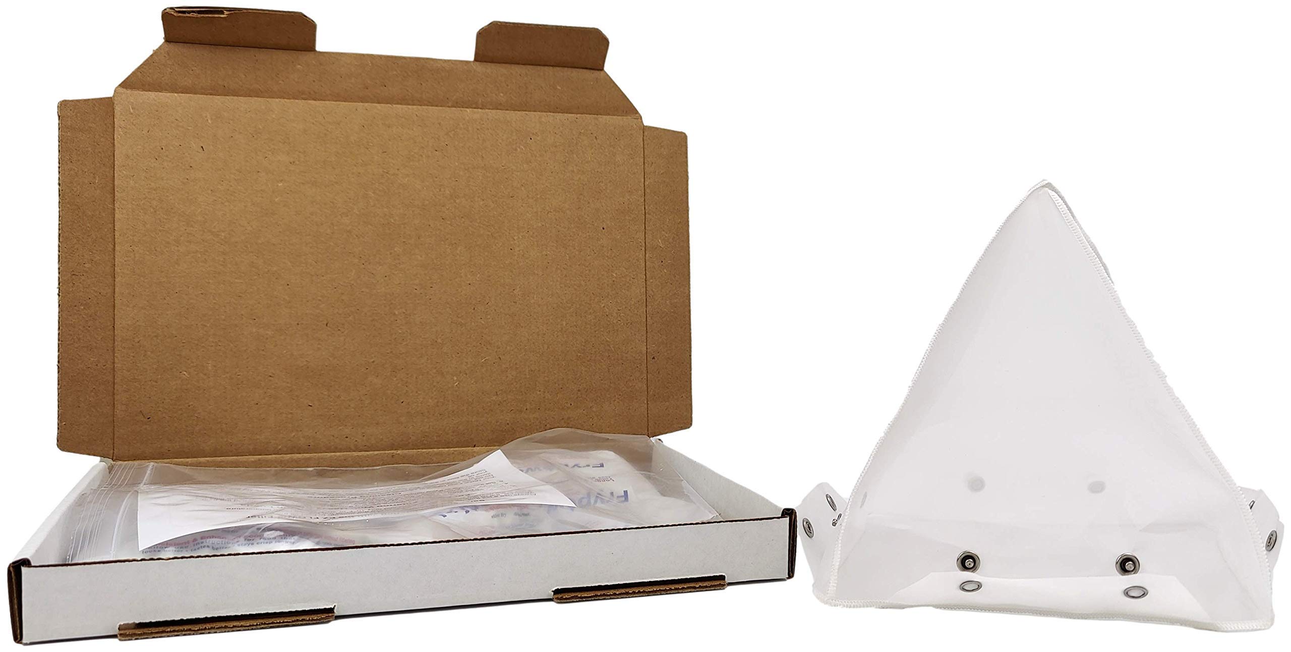 The FryOilSaver Co. Bolsa de filtro de cono reutilizable de 10 pulgadas para aceite de freír | Compatible con marcos de filtro de cono Winco y Culinary Depot | Bolsa de filtro reutilizable para