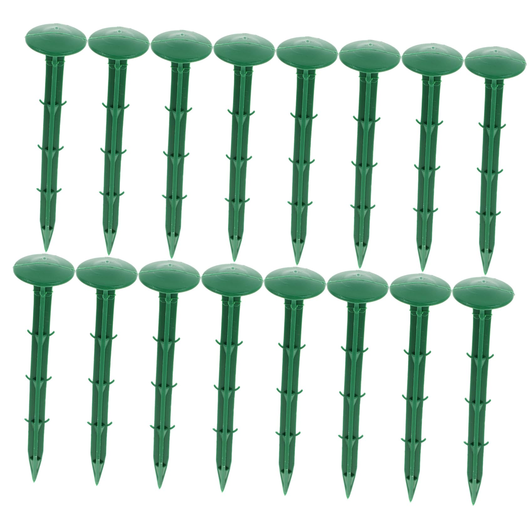 Piquets de jardin plastique vert Homoyoyo lot de 100 outils de fixation