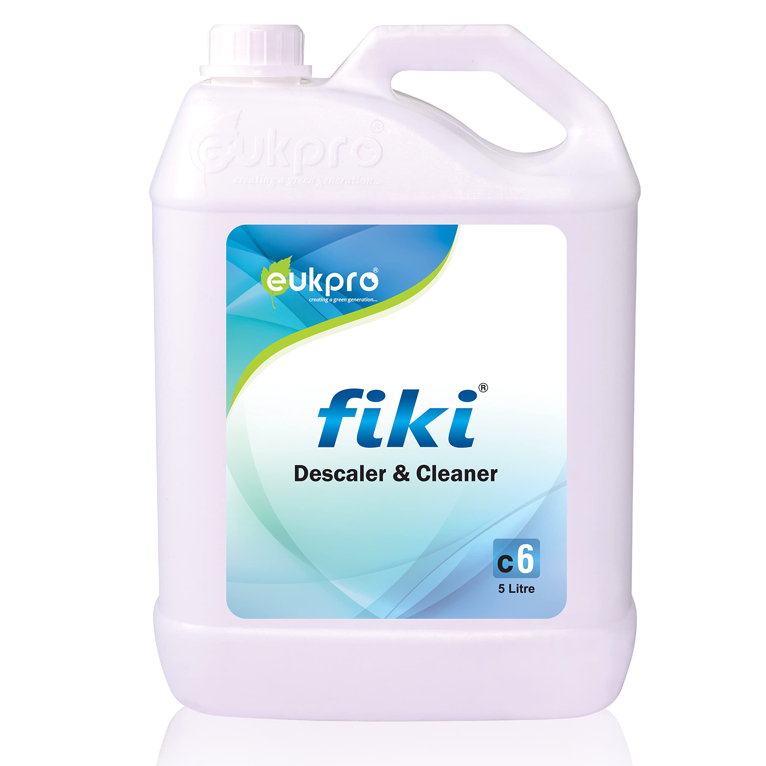 FIKI -C6 DESCALER & CLEANER (Bathroom Tiles cleaner, Lime Scale remover, Hard water stain remover) - 5 Litre