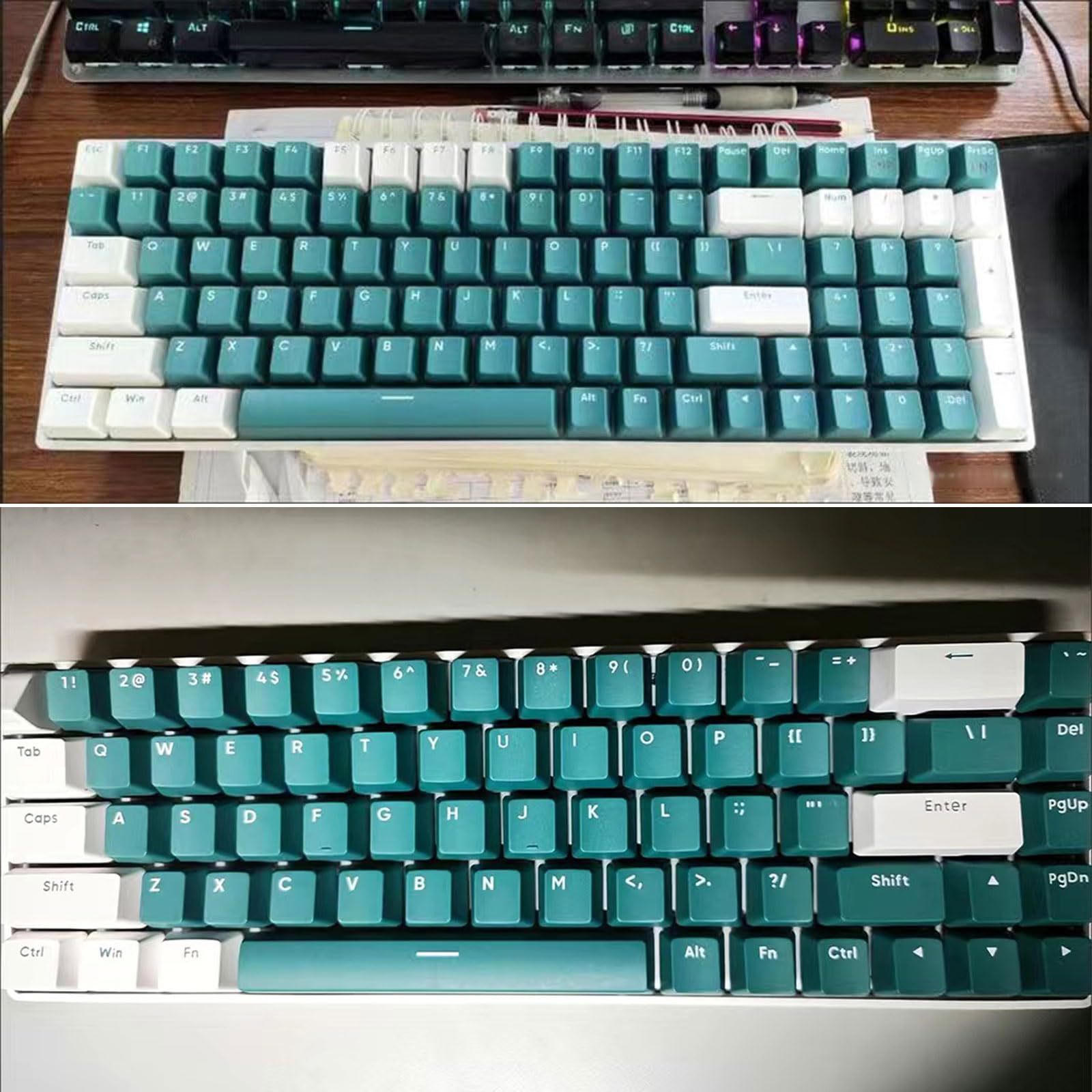 Amazon.co.jp: メカニカルキーボードキーボードキャップ 2色