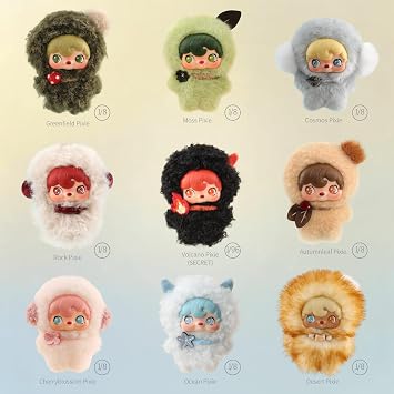 52TOYS POUKAPOUKA Pocket Cosmos Vinyl Plush Blind Box Stuffed Animal Plush Toy with Soft and Adorable Design, 1PC Perfect for Cuddling, Display, and Unique Posing, Ideal Gift for Birthday Party