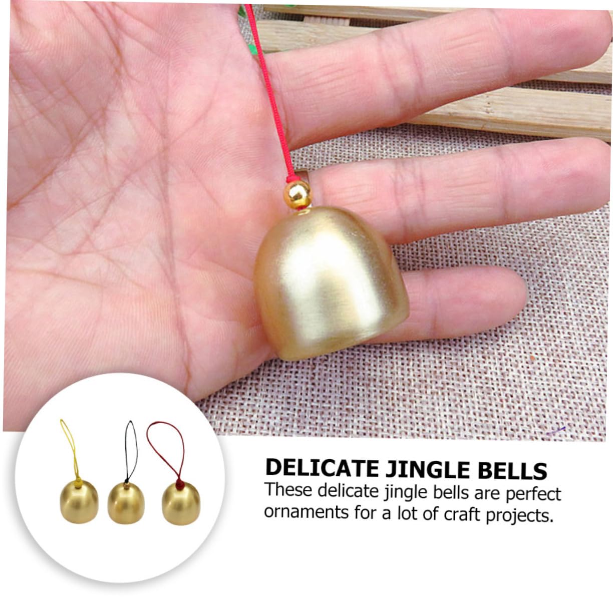 ABOOFAN 9 Pz La Campana Bomboniere Per Feste Jingle Bells Artigianali Ornamenti Da Appendere All'albero Regali Artigianali Fatti a Mano Per Le Vacanze Campane Campana Di Ottone Rame Mini