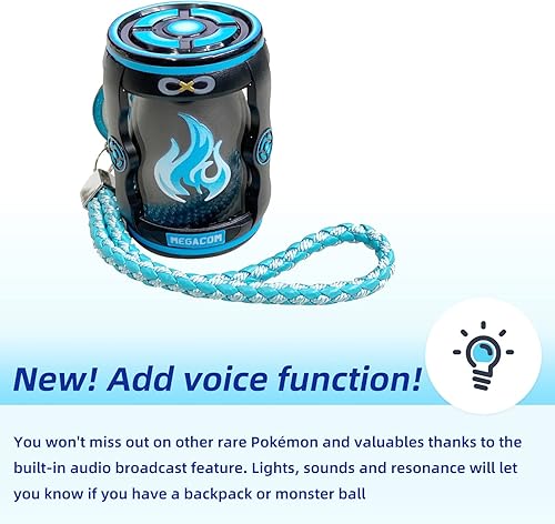 Miniatura 5 de Mcbazel MEGACOM DuoMon Egg 2022 versión actualizada del receptor inalámbrico Bluetooth MEGACOM Catchmon Go para iPhone y Android con batería de